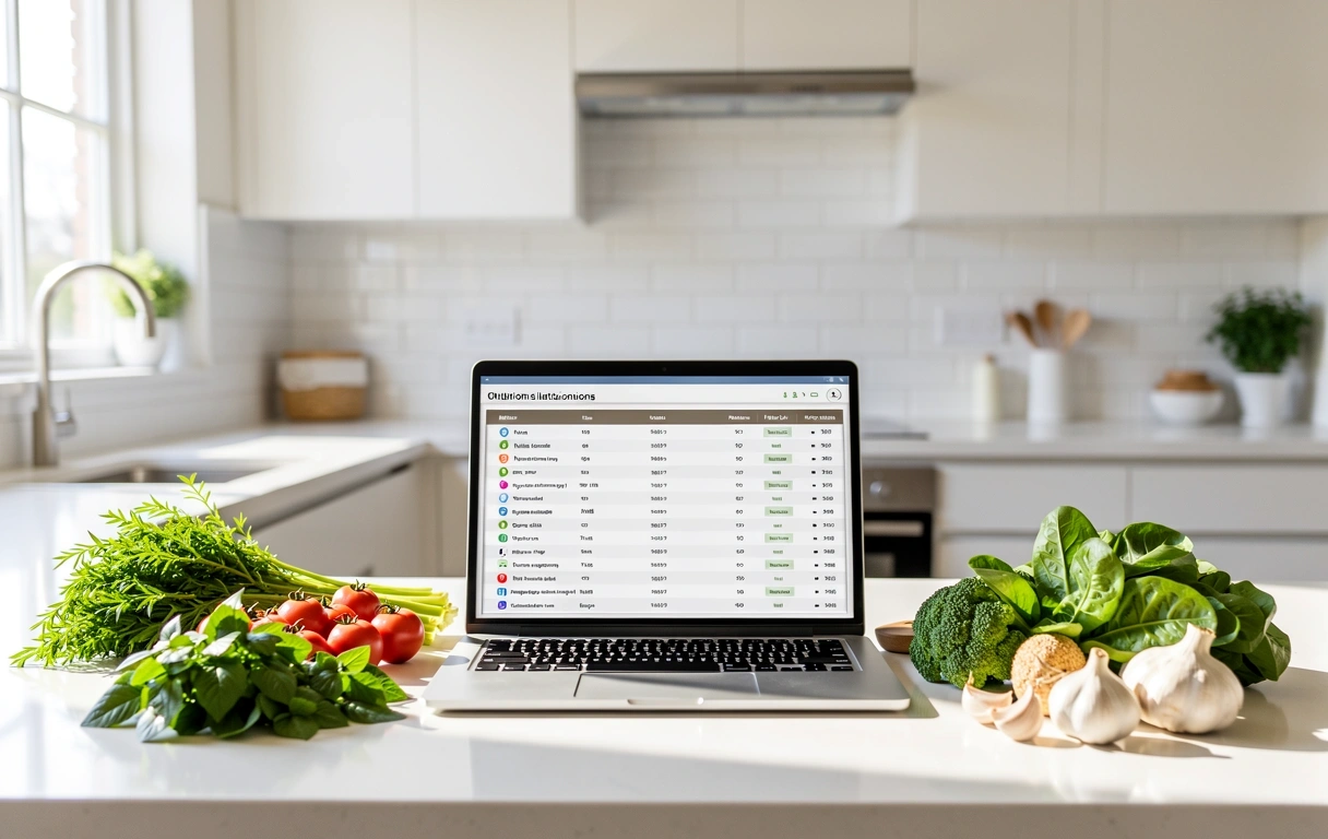 Gesunde Ernährung Planung